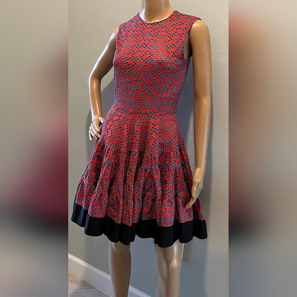Luxury Brand Anais Jourden Eyelet Fit & Flair Dress  Size 36EU‎ or 6 US